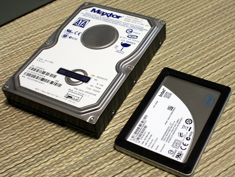Магнитный диск (HDD) и твердотельный носитель (SSD)